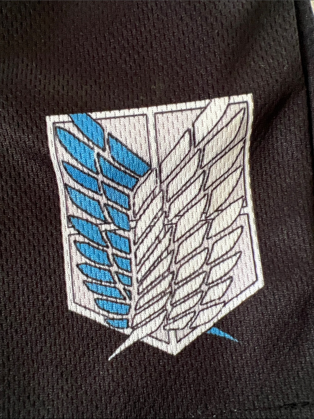 Attack On Titan Mesh Gym Shorts — image 3 of 5